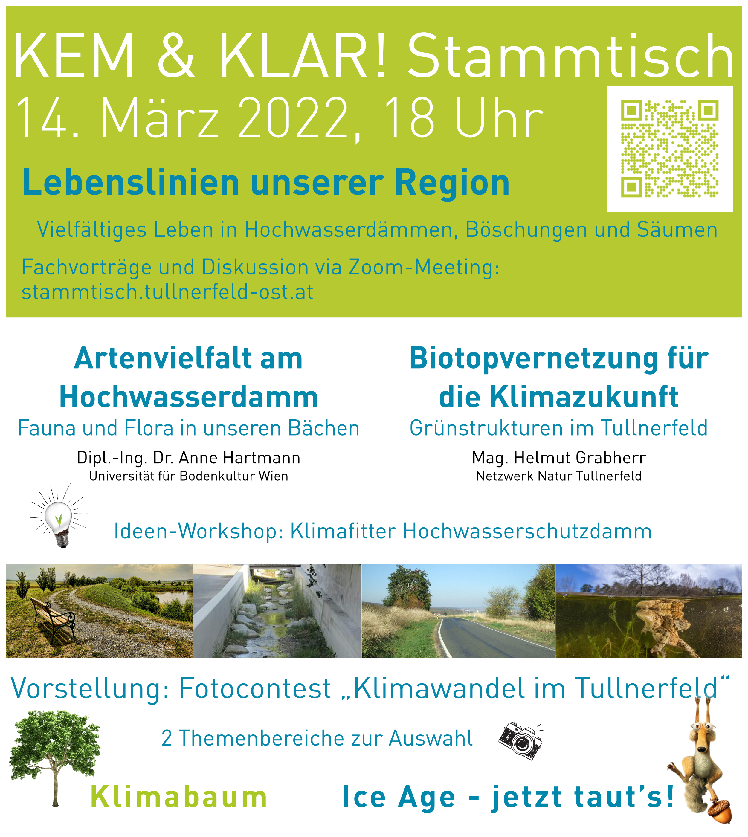 Einladung zum KEM & KLAR Stammtisch am 14. März 2022