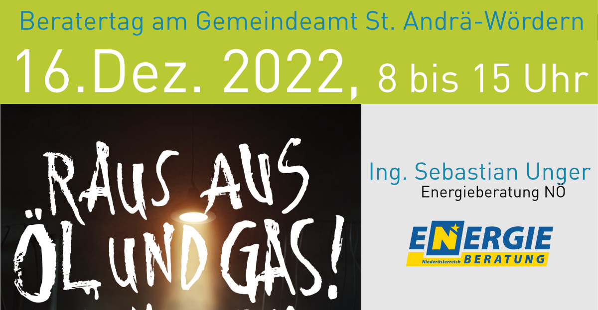 Vortrag Raus aus Oel und Gas